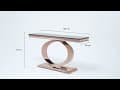 MENDIOLA-CH/140 MARBLE,Console Table-video