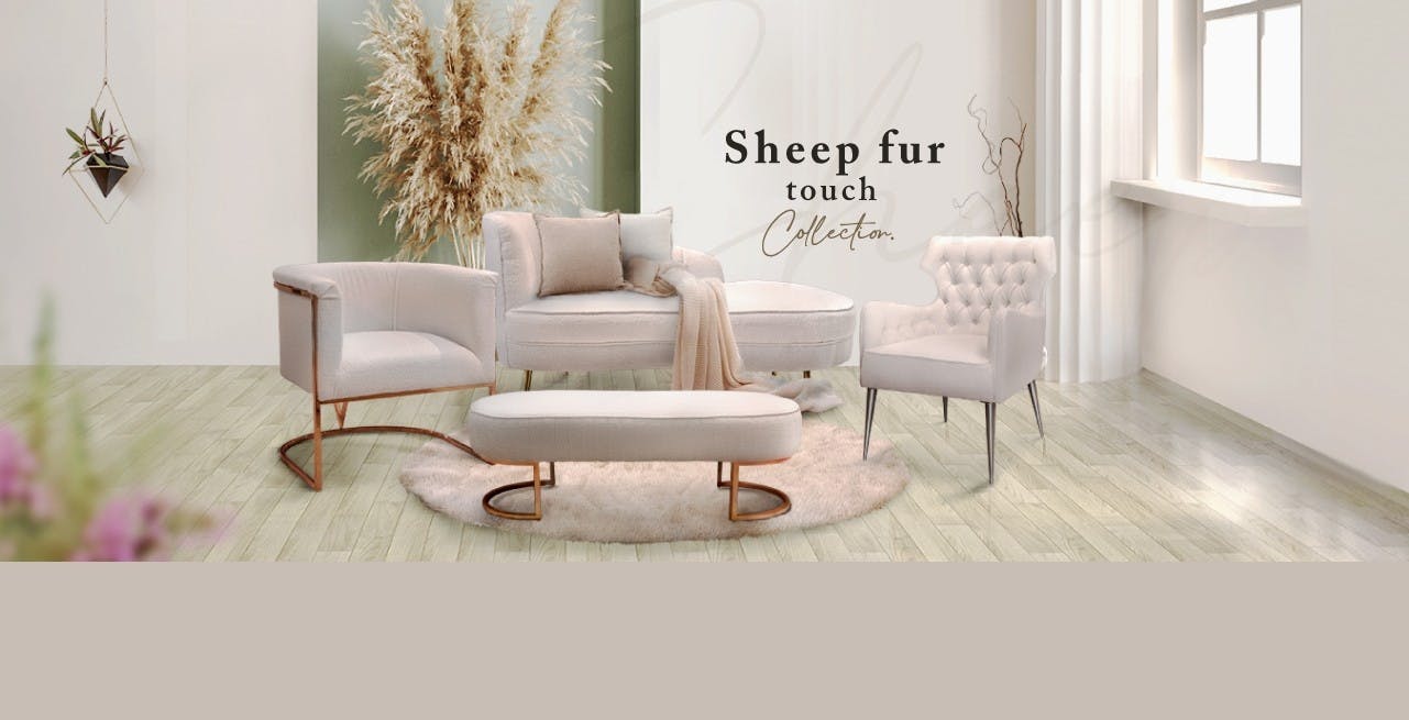 Sheep fur touch