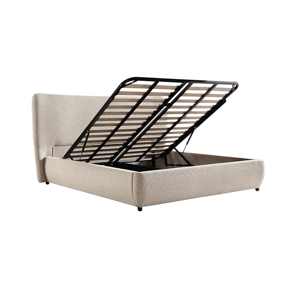 DOMINO/150,เตียง 5ฟุตพื้นเตียงยกได้พร้อมที่เก็บของ-3