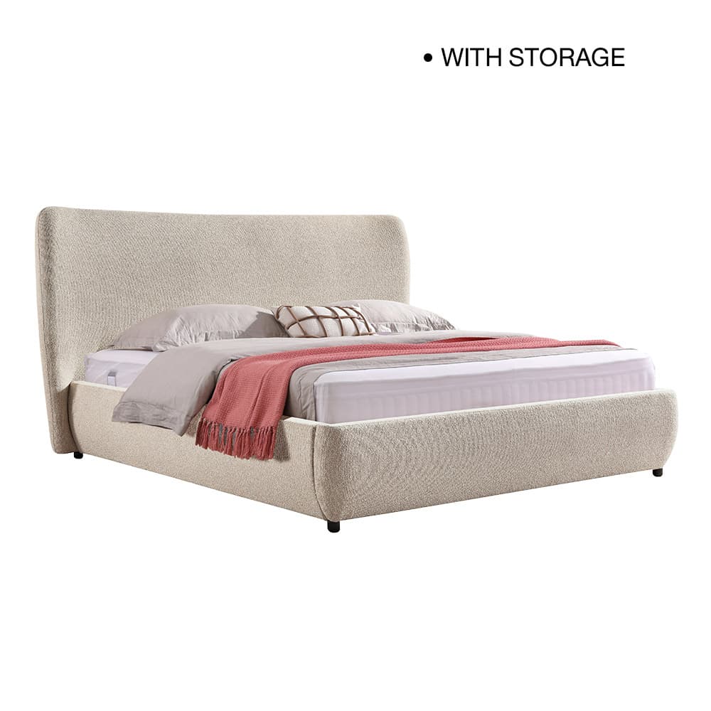 DOMINO/180,เตียง 6ฟุตพื้นเตียงยกได้พร้อมที่เก็บของ