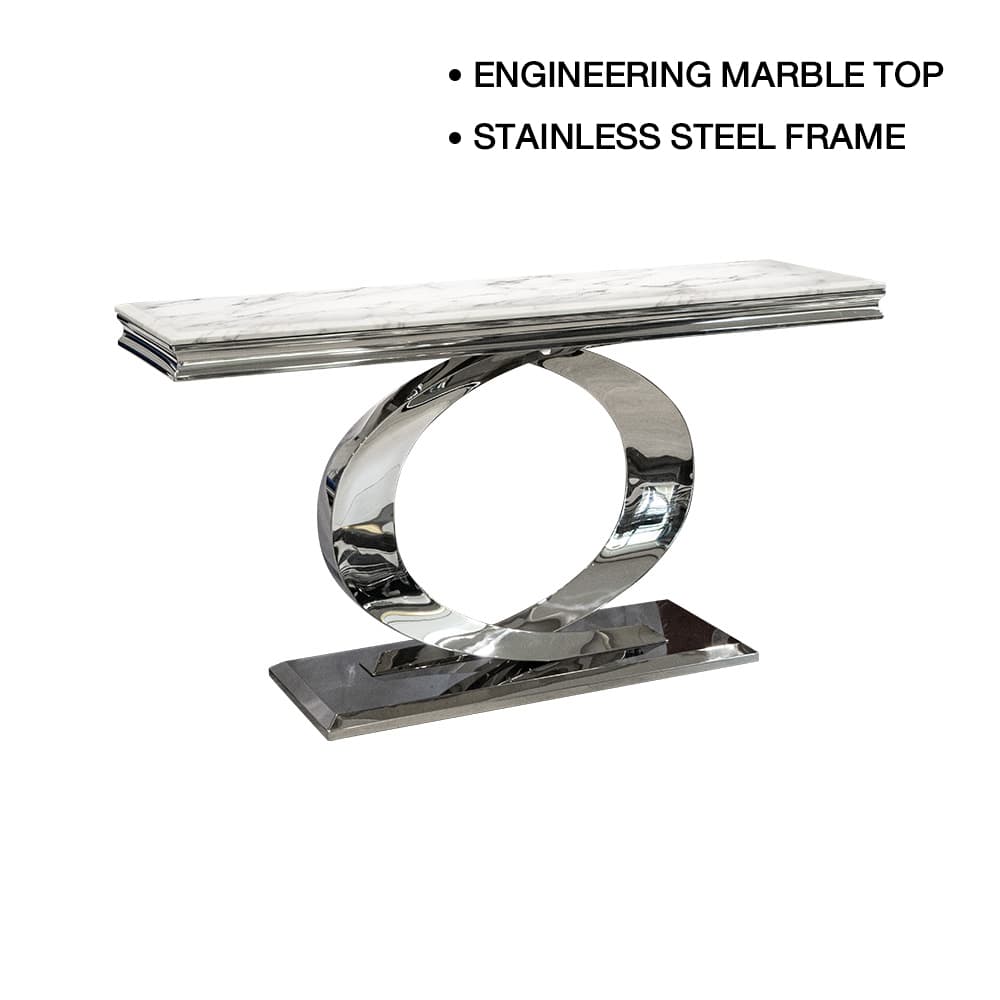 MENDIOLA-CH/140 MARBLE,Console Table