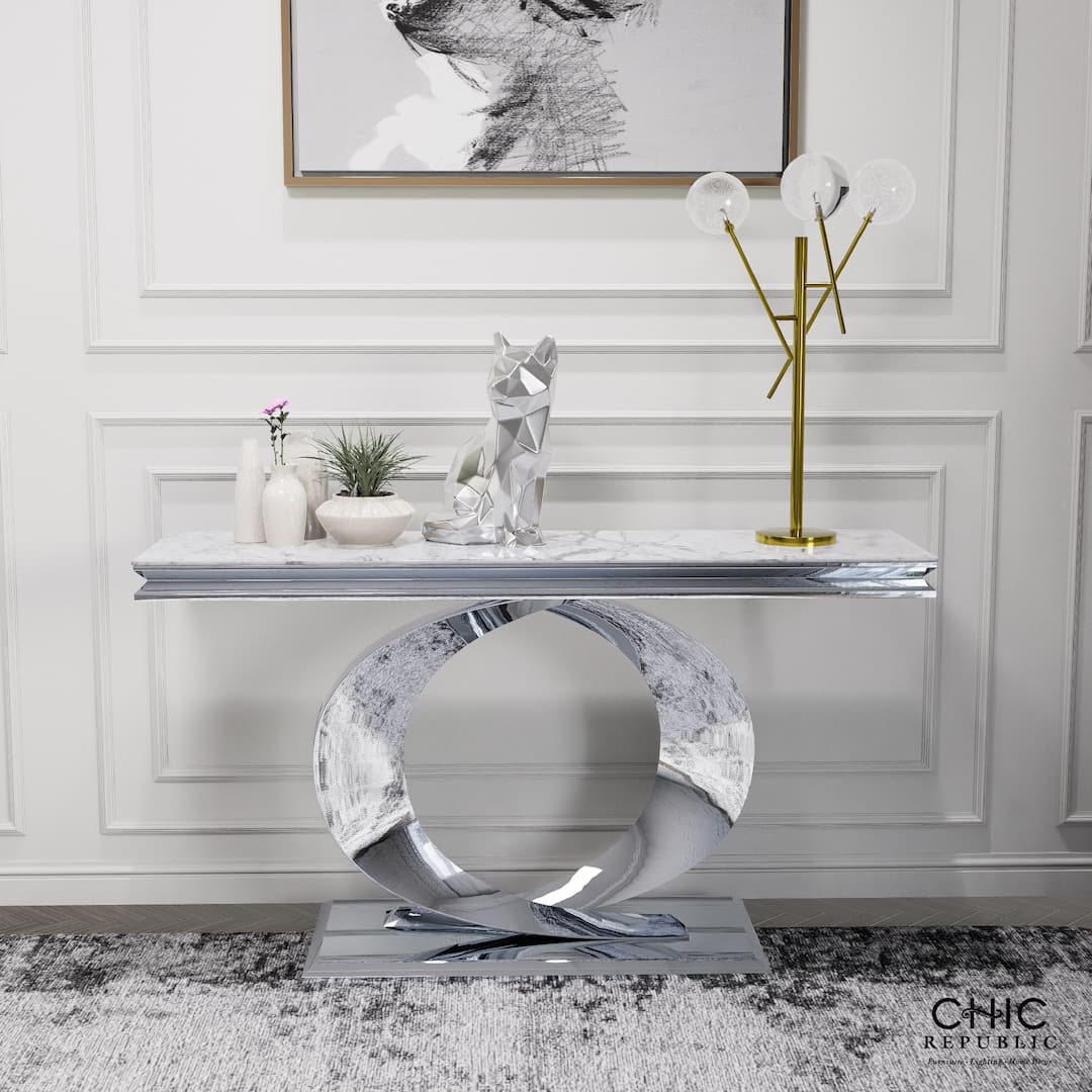 MENDIOLA-CH/140 MARBLE,Console Table-6