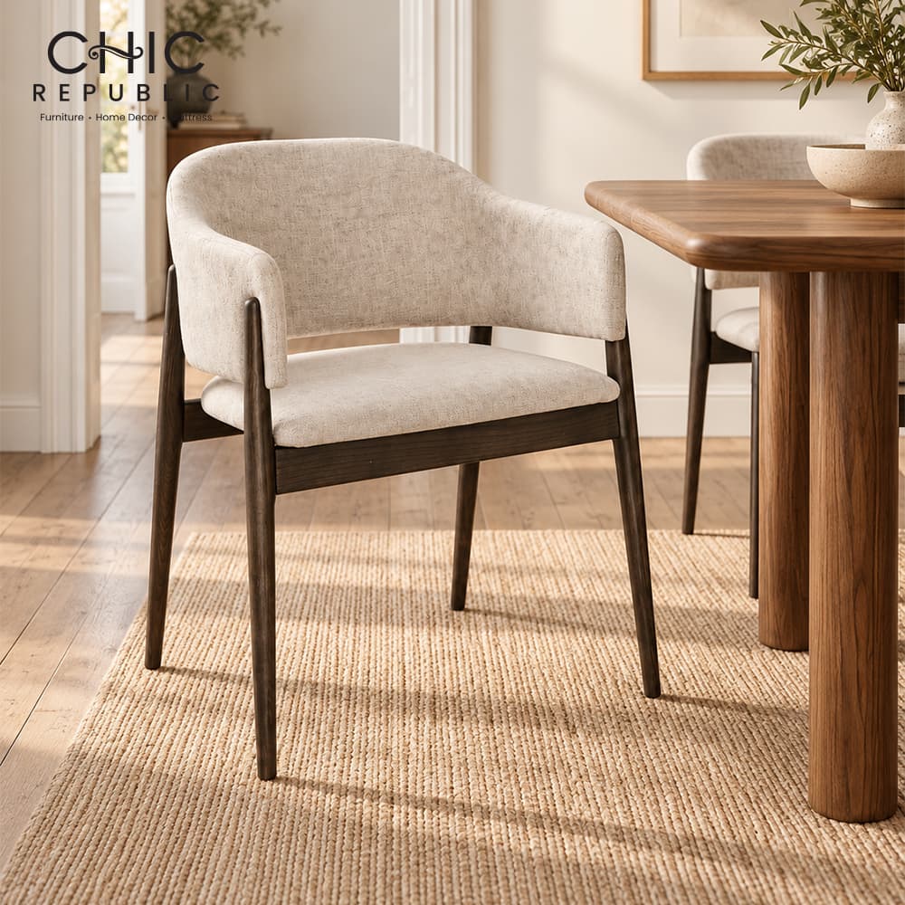 SADIE,Dining Chair with Armrest