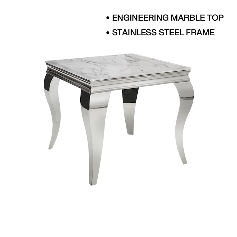 SANTIAGO-CH/60 MARBLE,โต๊ะข้าง