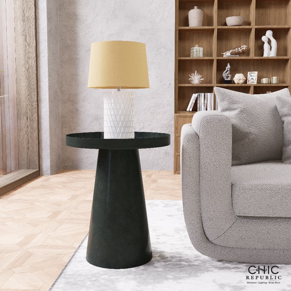 CONRAD/46,Side Table with Glass-5