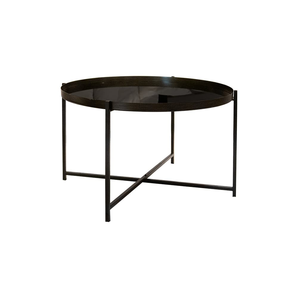 LANDER/75,Coffee Table with Glass