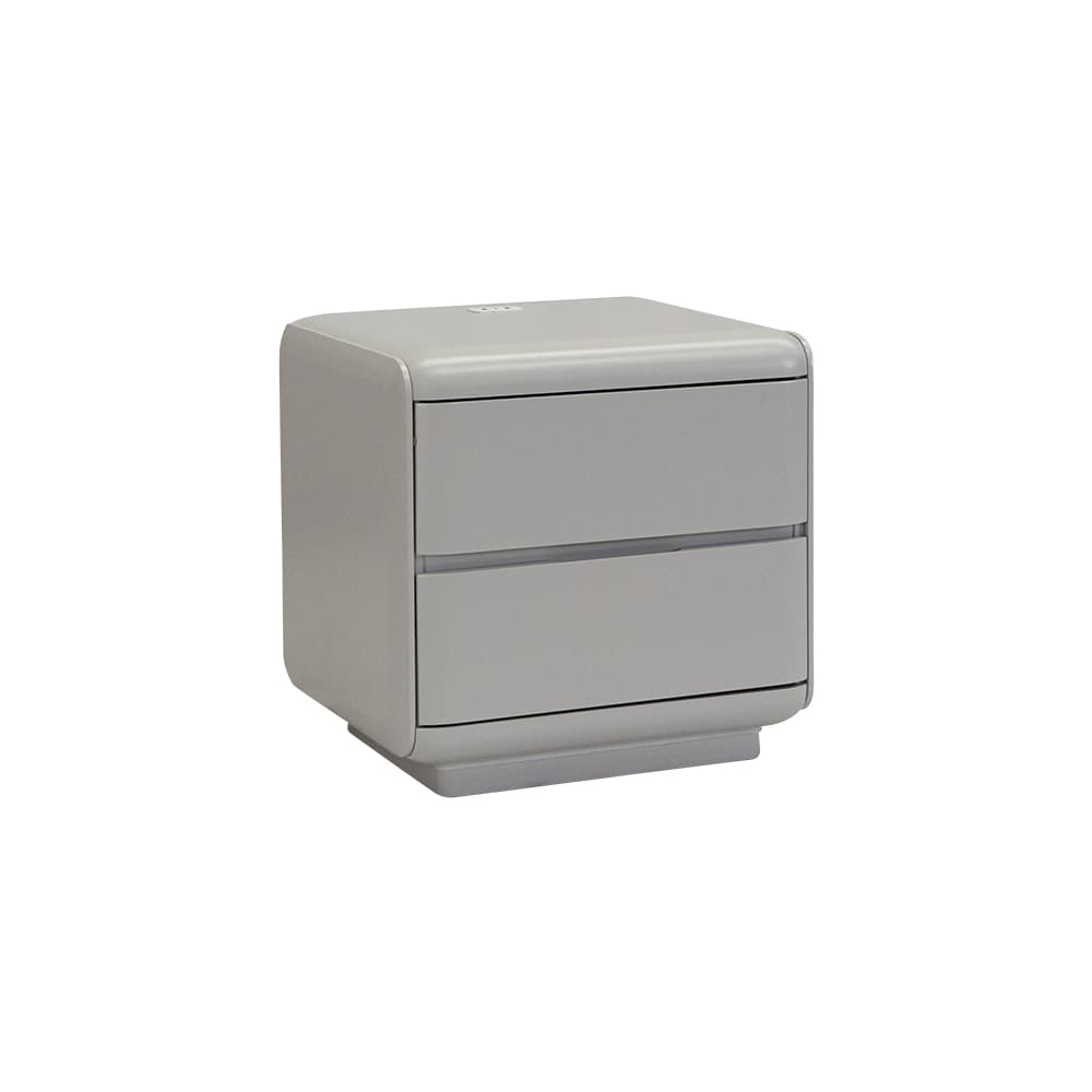 TRELLO,Night Table with USB Port & Lighting