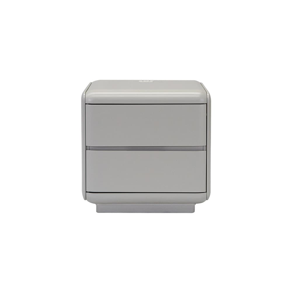 TRELLO,ตู้ข้างเตียงพร้อม USB และไฟส่องสว่าง-2