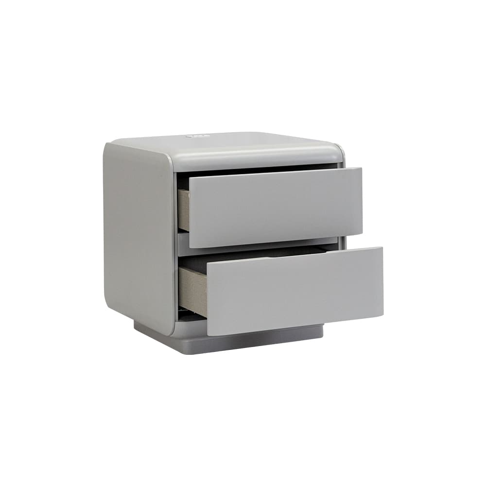 TRELLO,ตู้ข้างเตียงพร้อม USB และไฟส่องสว่าง-3