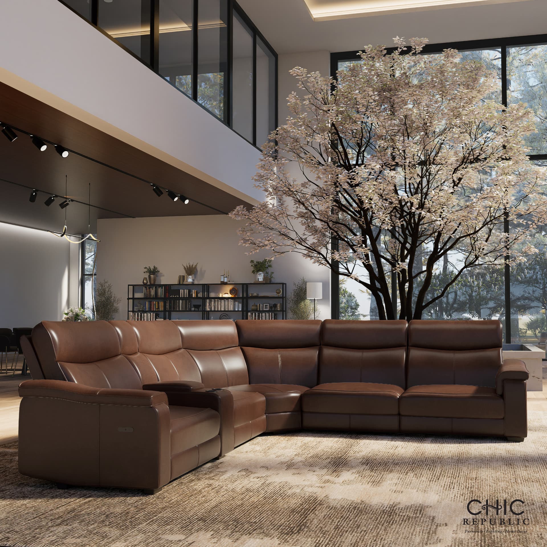 BROMPTON/RRRM-L,โซฟาปรับเอนนอนเข้ามุมด้านซ้ายไฟฟ้า-6