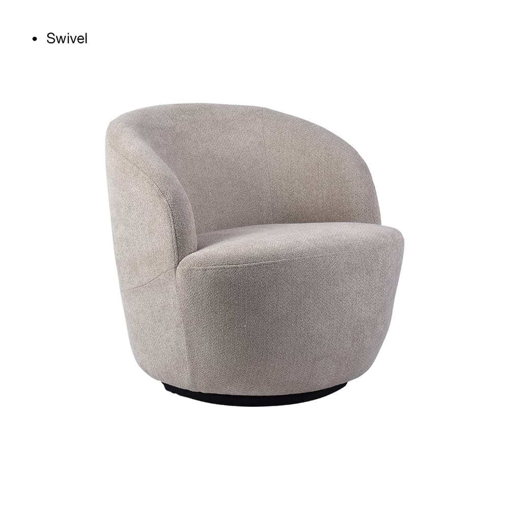 LUNO/1,1 Seater Swivel Sofa