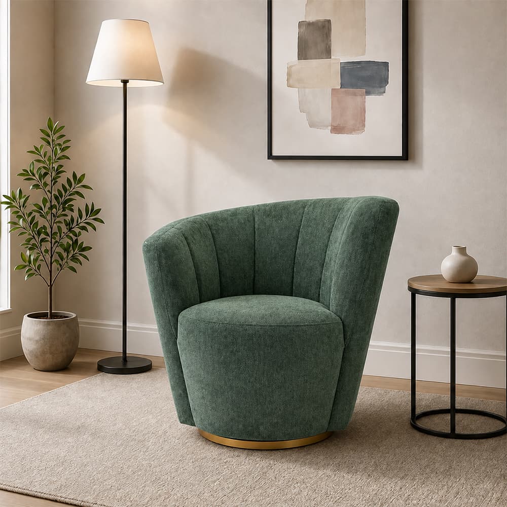 ANGELWING/L-1,1 Seater Swivel Sofa