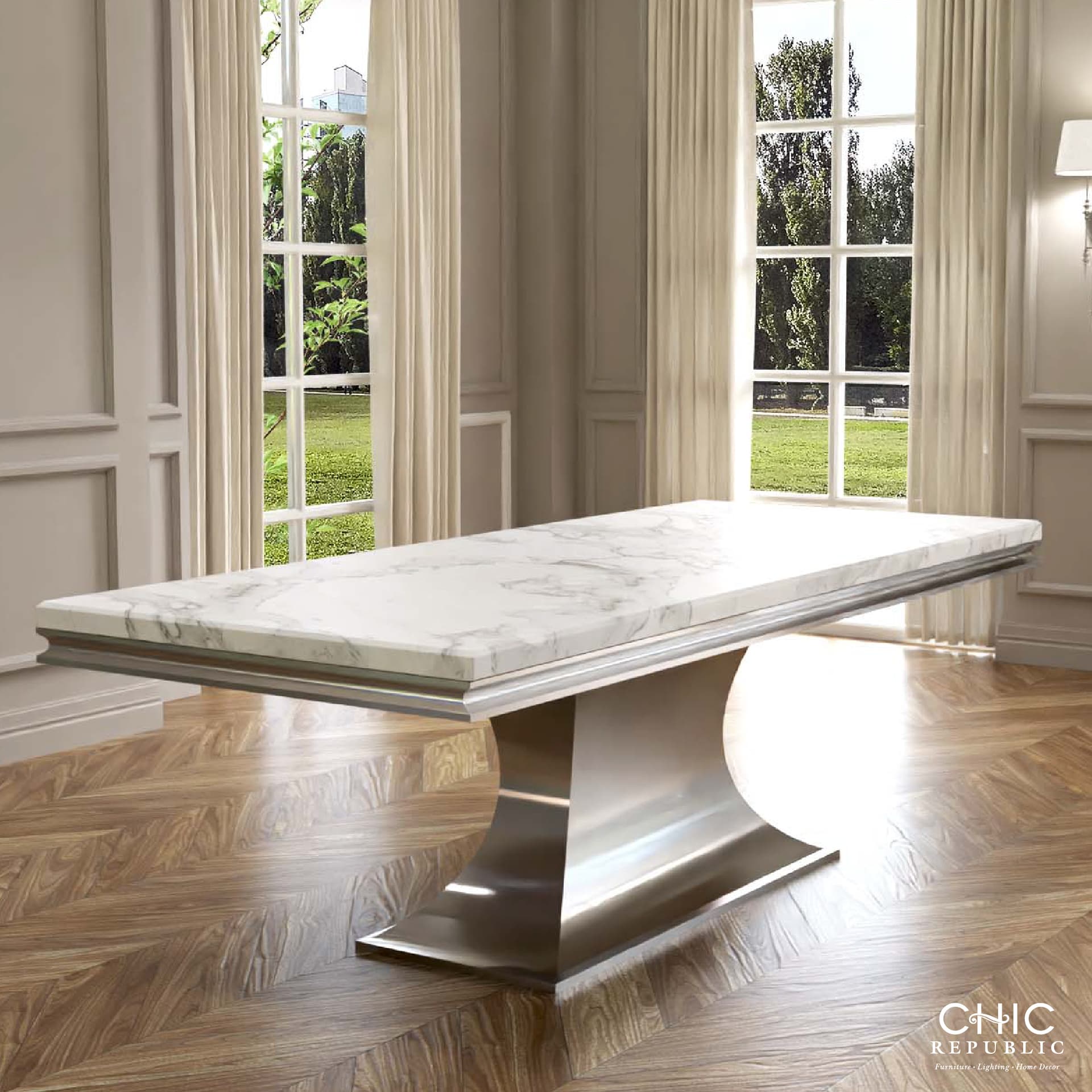 HERNANDEZ-CH/240 MARBLE,โต๊ะอาหาร-6