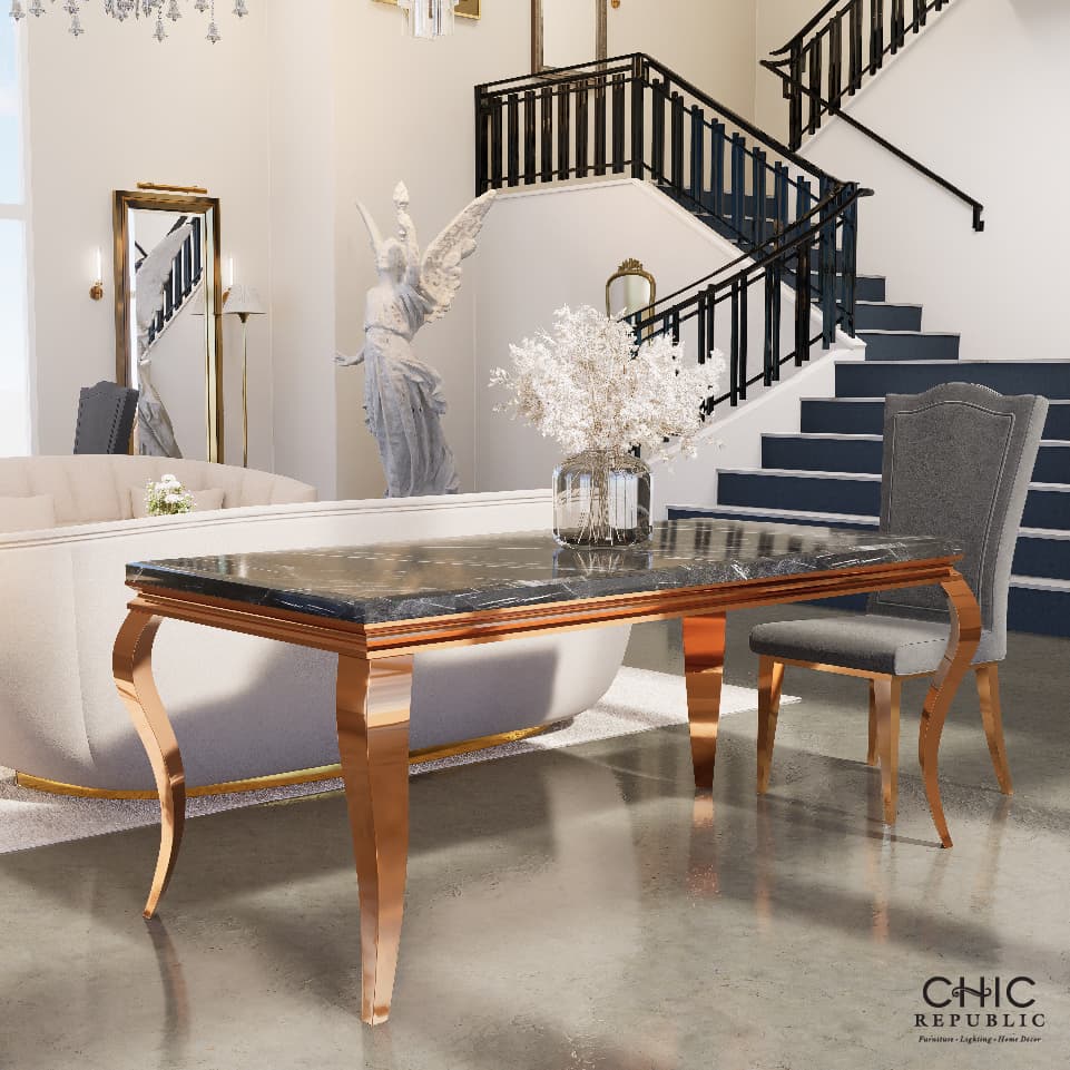 SANTIAGO-RG/180 MARBLE,Dining Table-7