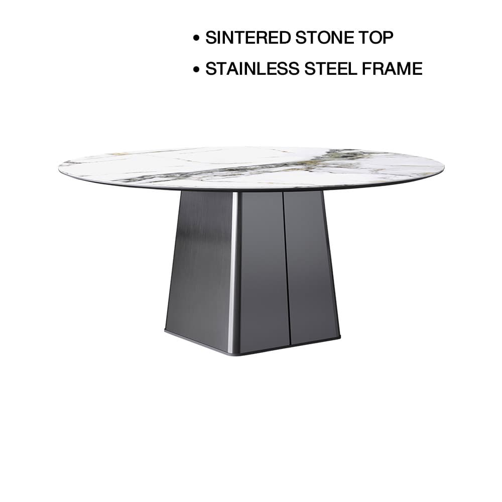 EMILIA ROUND-DG/150,โต๊ะอาหาร