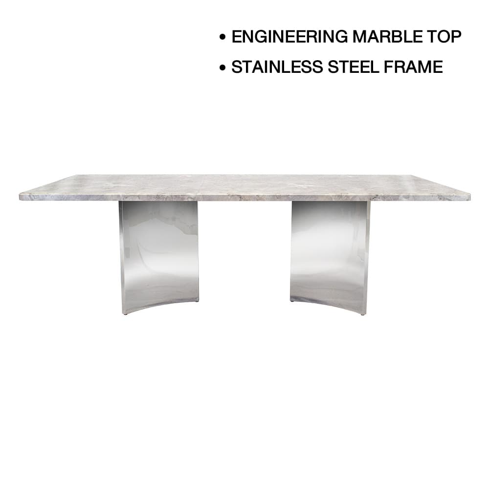 AEOLUS-CH/240 MARBLE,โต๊ะอาหาร