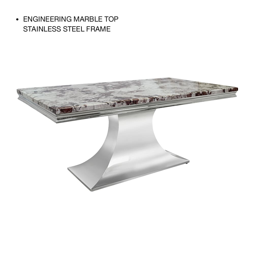 HERNANDEZ-CH/180 MARBLE,Dining Table