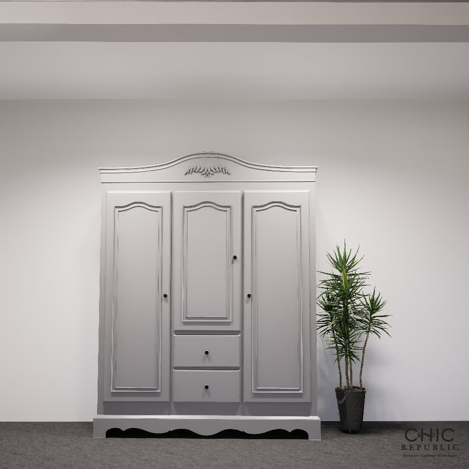 SARITA/3,3 Door Wardrobe W/2 Drawer-2