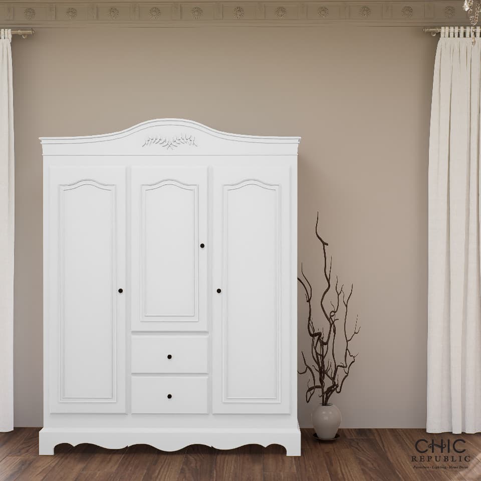 SARITA/3,3 Door Wardrobe W/2 Drawer-2