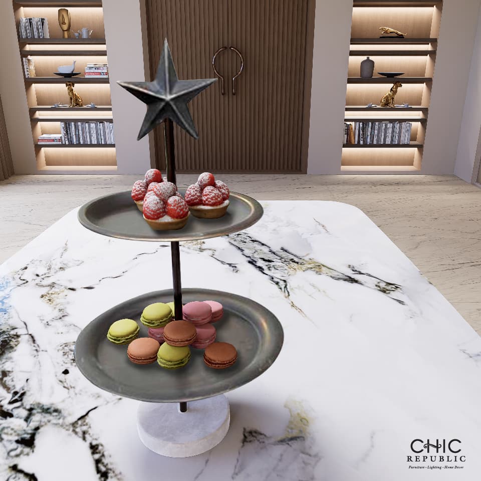 ASHIRA,ชั้นวางเค้ก 2 ชั้น-2