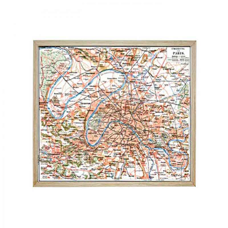 GEO-PARIS/45x35,ภาพติดฝาผนัง