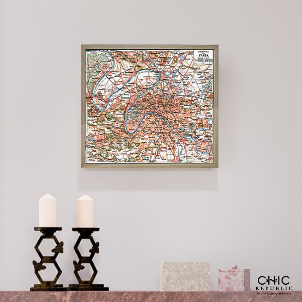 GEO-PARIS/45x35,ภาพติดฝาผนัง-2