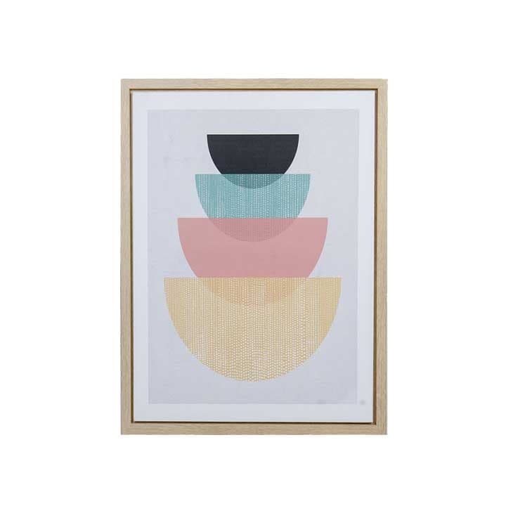 SEMICIRCLE/45x60,Picture with Frame