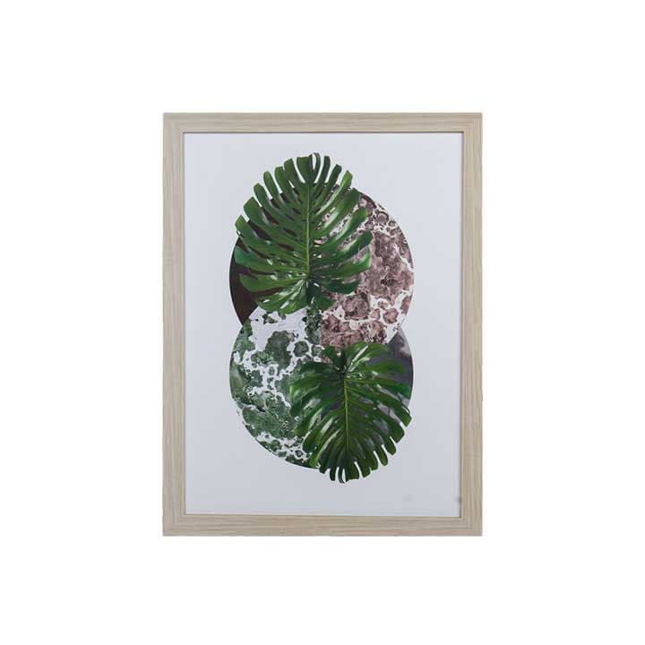 GREEN TROPICAL-A/45x60,Picture with Frame