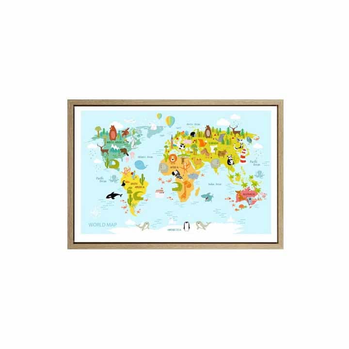 WORLD/50x70,ภาพติดฝาผนัง