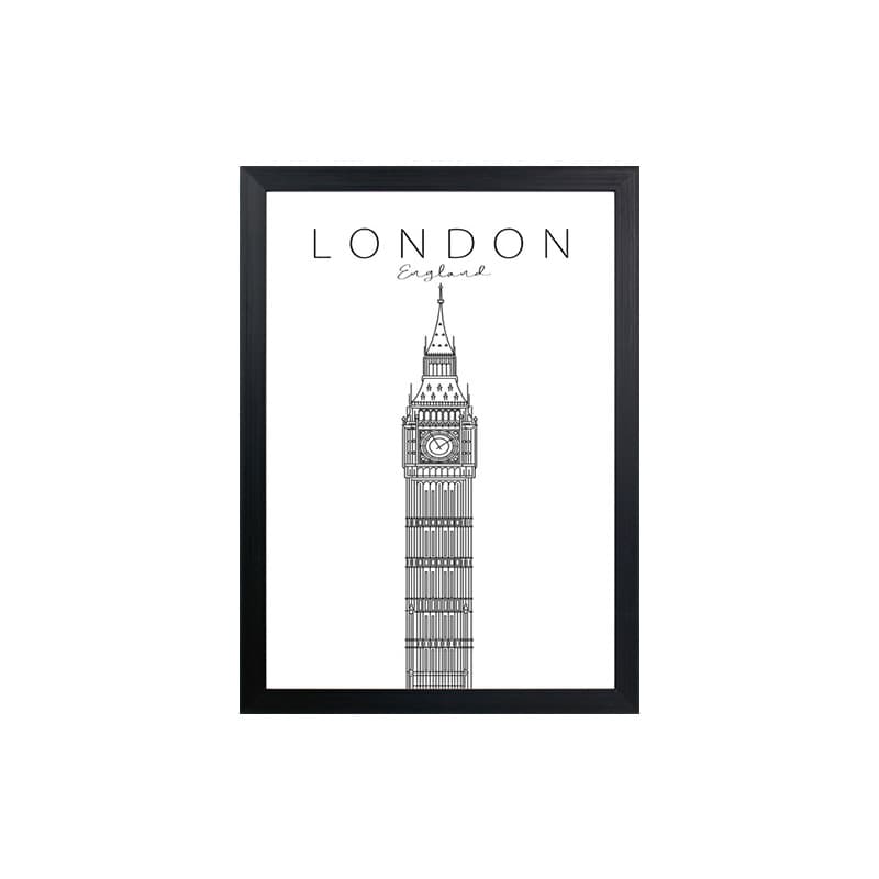 ELIZABETH TOWER/45x60,Picture with Frame