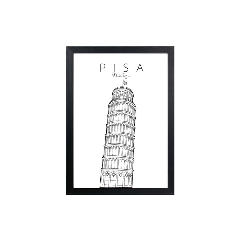 TOWER OF PISA/45x60,ภาพติดฝาผนัง