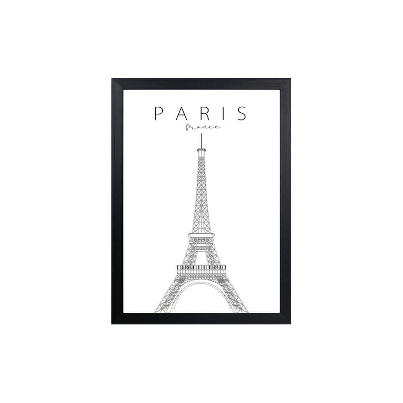 LA TOUR EIFFEL/45x60,ภาพติดฝาผนัง
