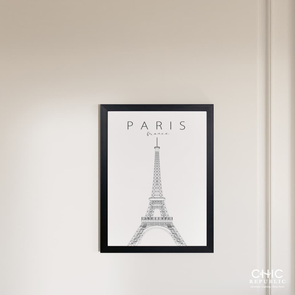 LA TOUR EIFFEL/45x60,Picture with Frame-2