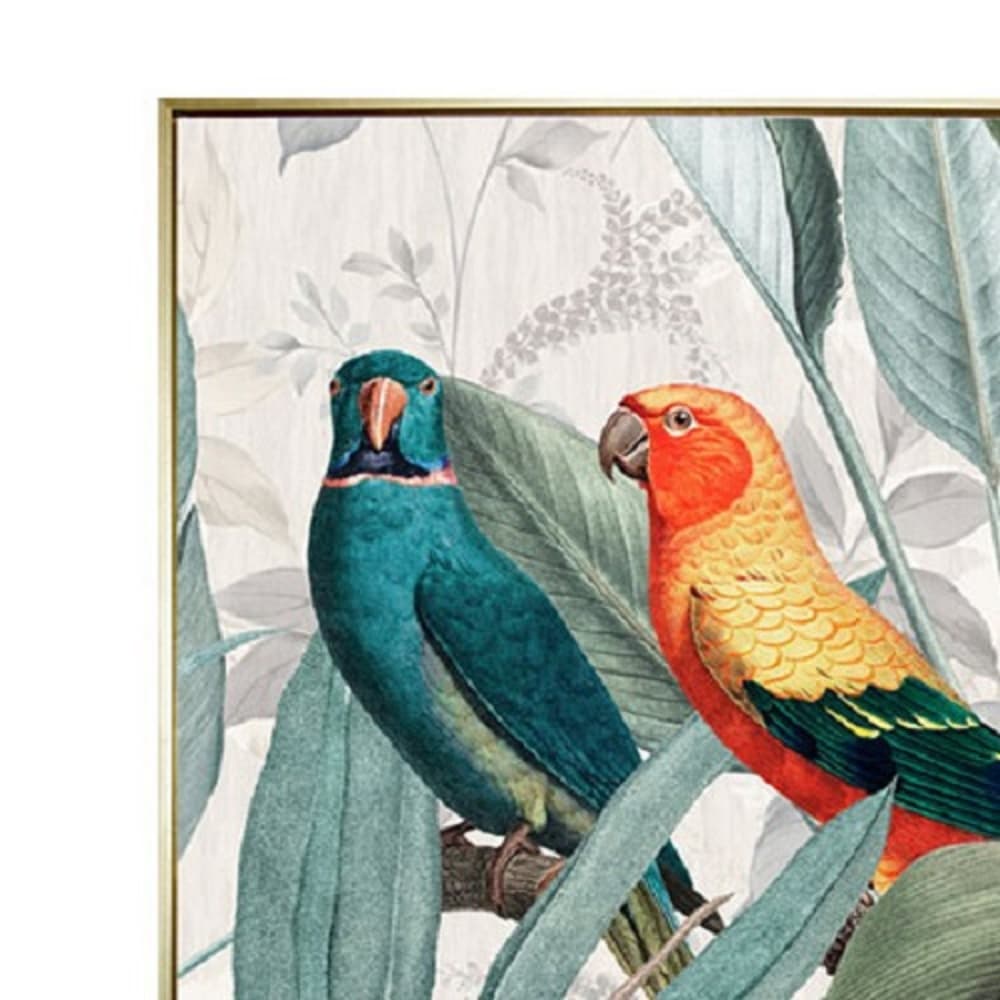 PARROT PAIR-B/50x70,ภาพติดฝาผนัง-2