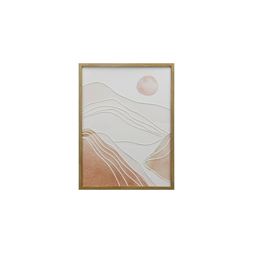 DETACHE-A/45x60,Plaster Picture with Frame