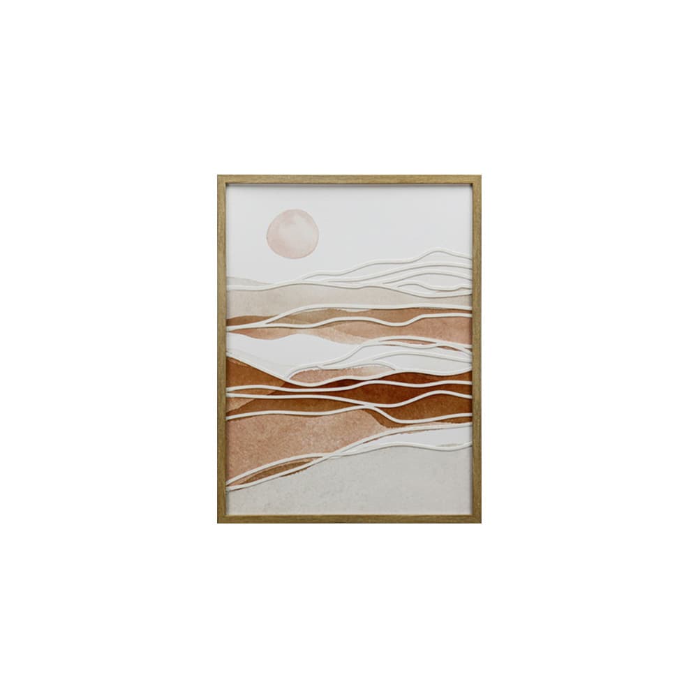 DETACHE-B/45x60,Plaster Picture with Frame