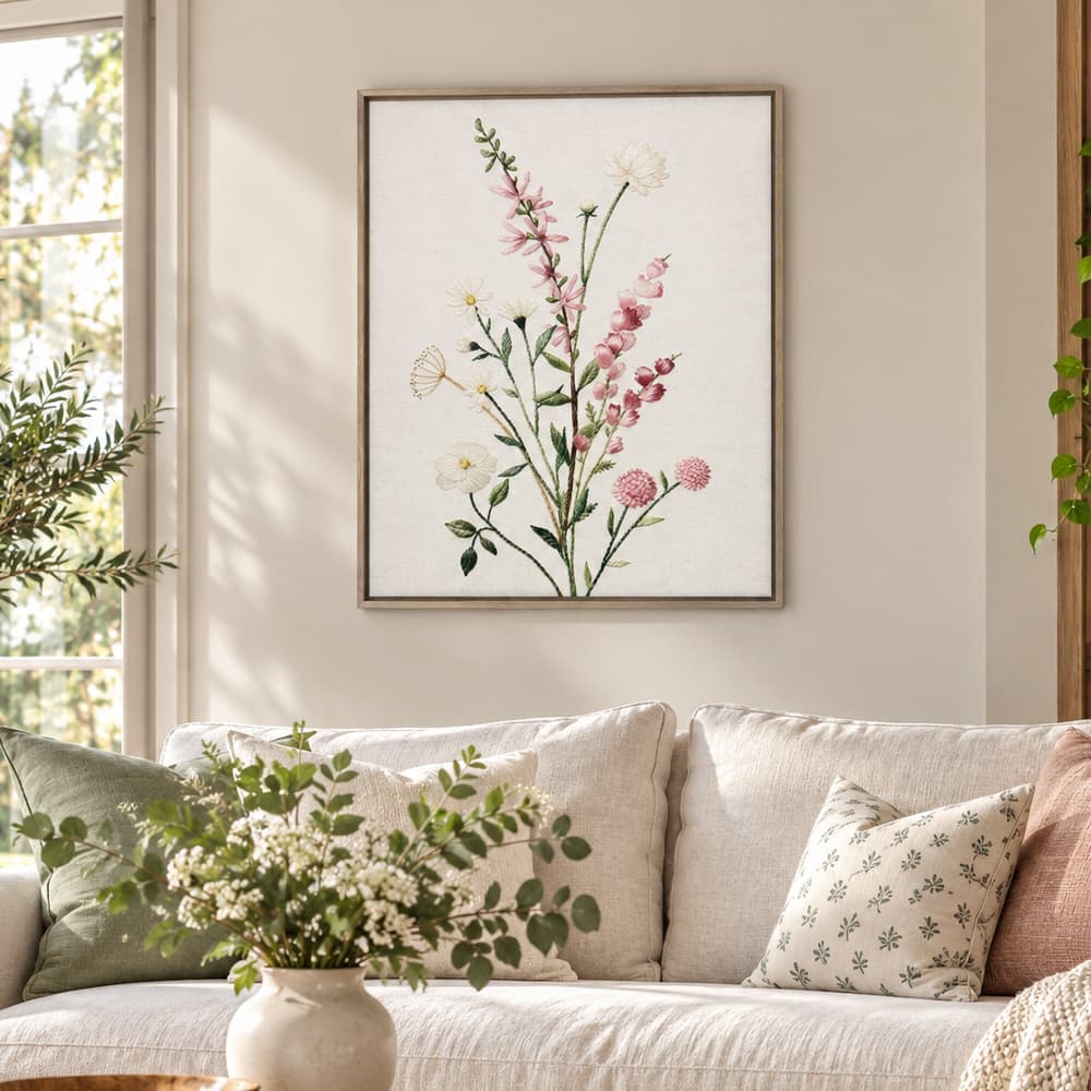 WILD BLOOM A/40x50,ภาพติดฝาผนัง