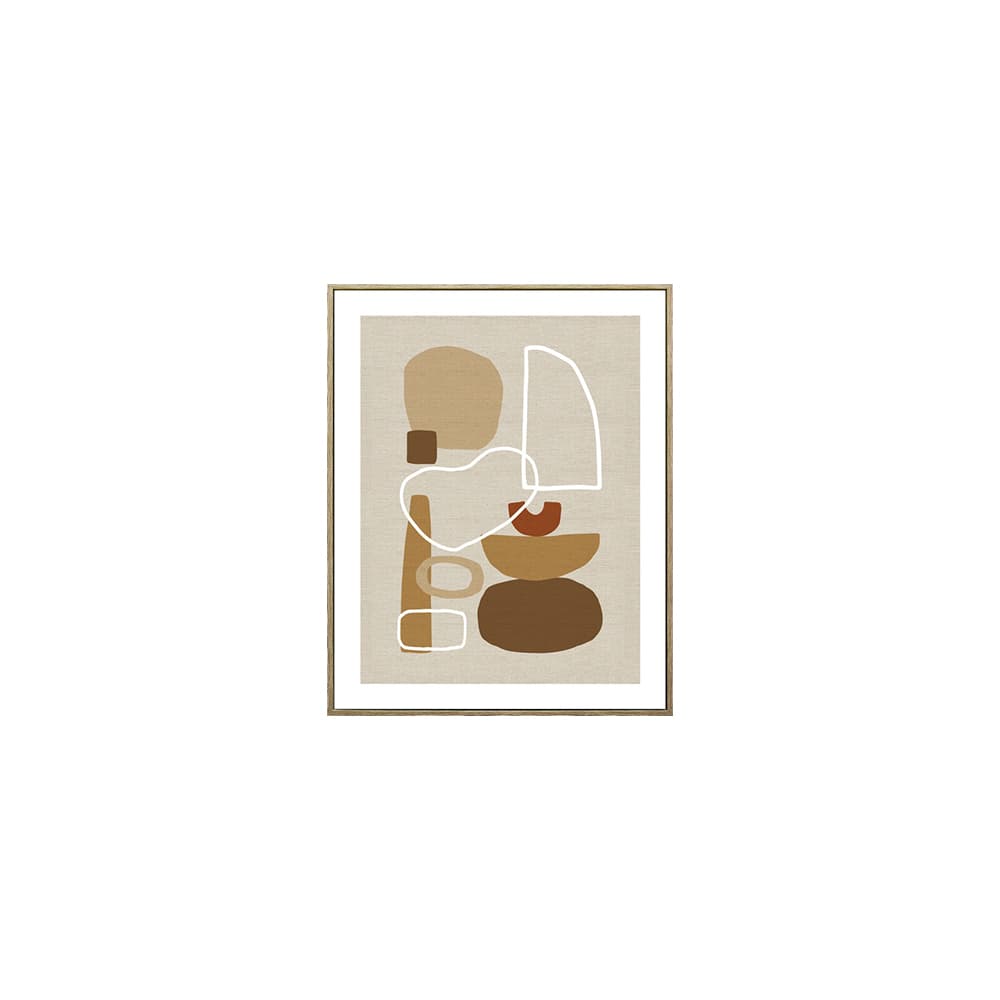 TAUPE A/40x50,Picture with Frame-2