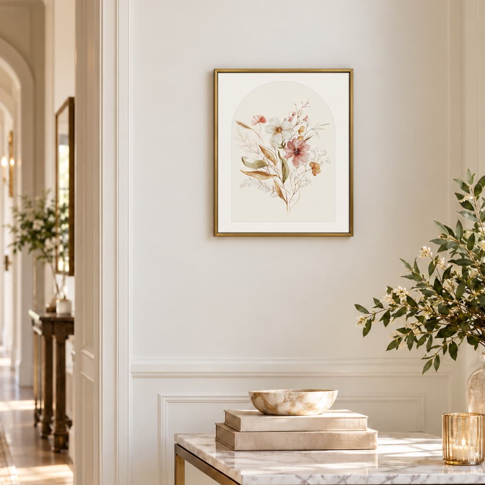 WARM BOTANICS B/40x50,Picture with Frame