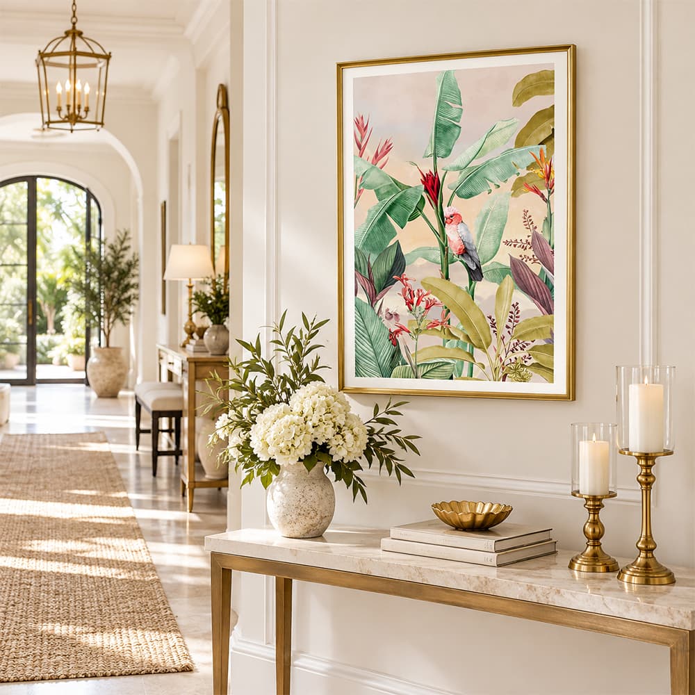 TROPIC B/50x70,Picture with Frame