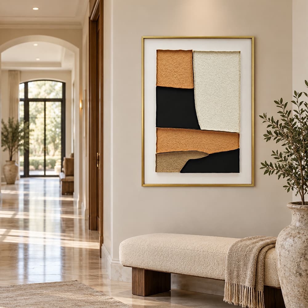 LAYERED A/60x80,3D Picture with Frame