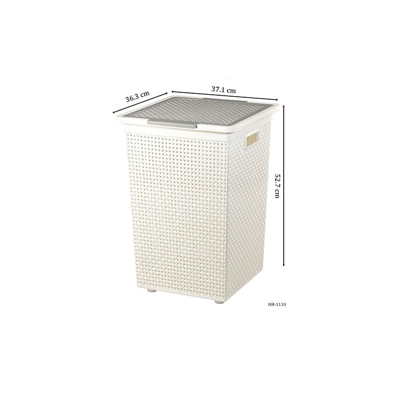 HH-1110Saan laundry basket(Cr)-2