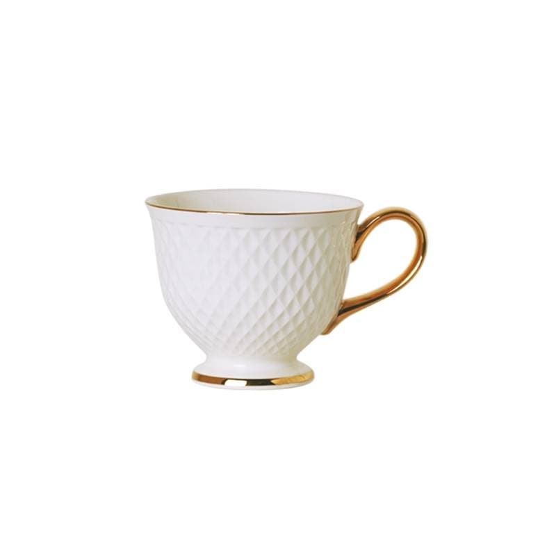 E'CLAT BLOOM GOLD ชุดแก้วกาแฟ+จานรอง (ชุด)