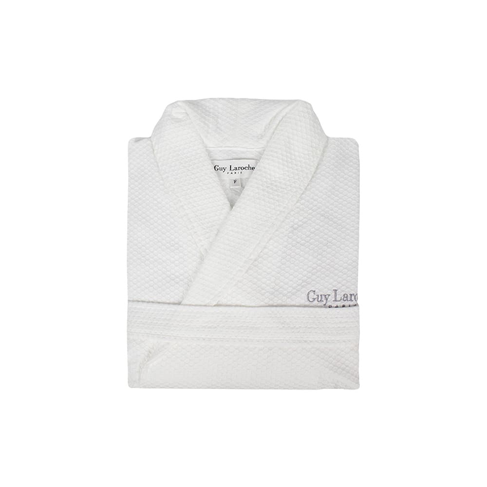 HG005LRW เสื้อคลุมอาบน้ำ กีลาโรช สีขาว