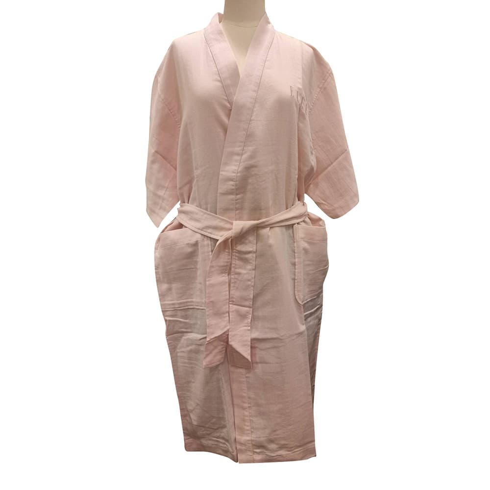 เสื้อคลุมอาบน้ำ แอล สีชมพู-2