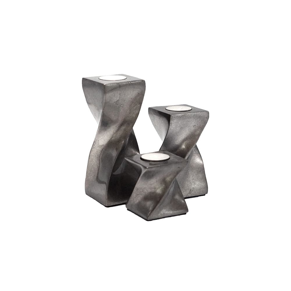SET3 SPIRAL CANDLE HOLDER SPCH-3(PT)