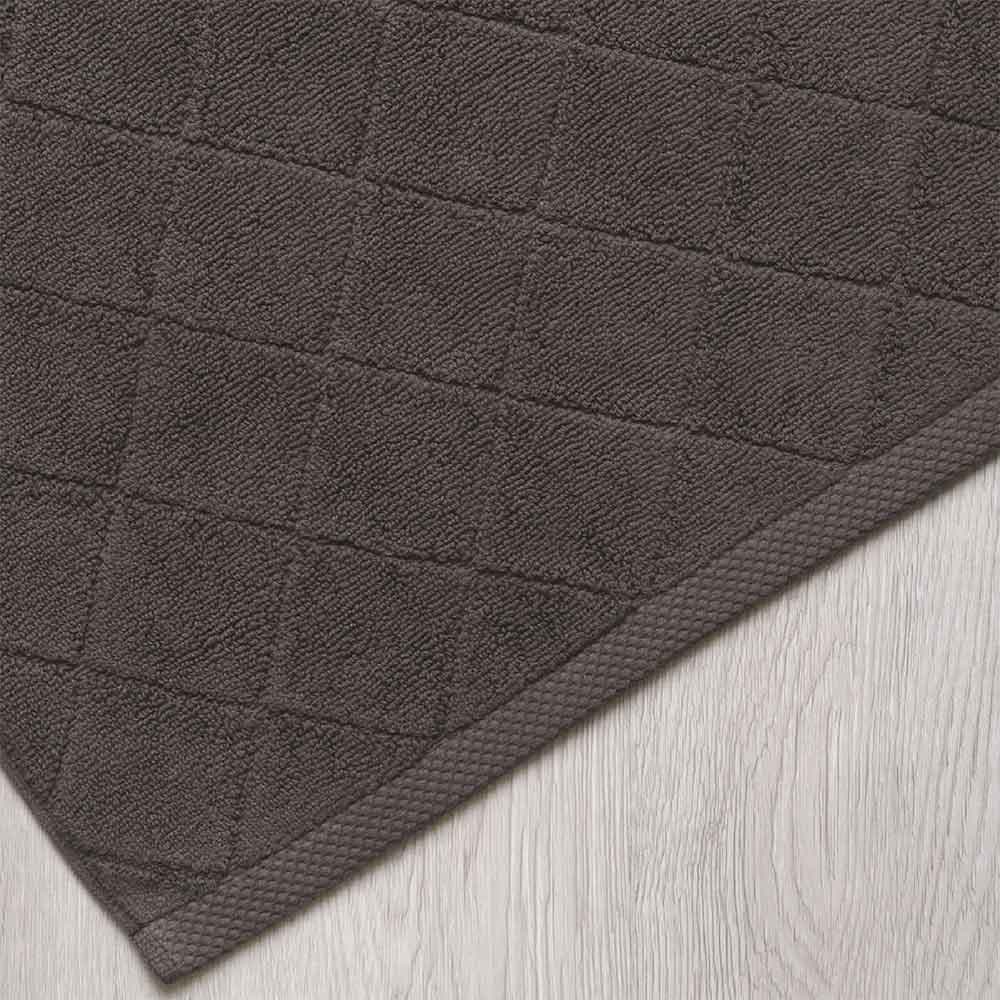 S HOME DIAMOND MAT CHOCOLATE /50x76