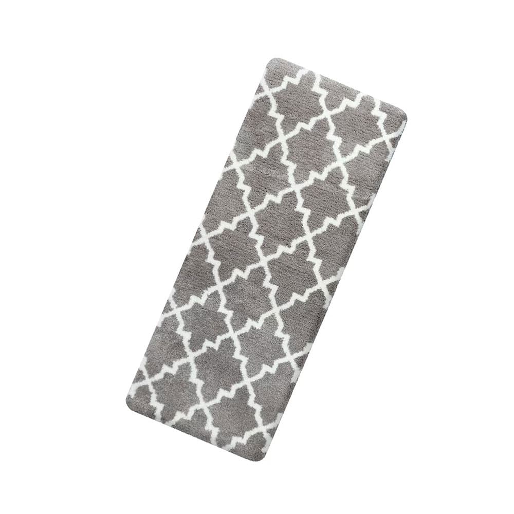 ทาโฮ พรมปลายเตียง/สีเทา 50x120