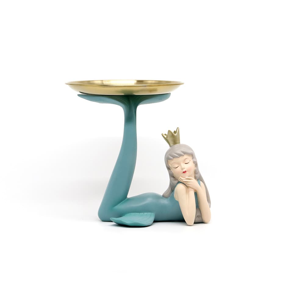 MERMAID FIGURINE WITH TRAY