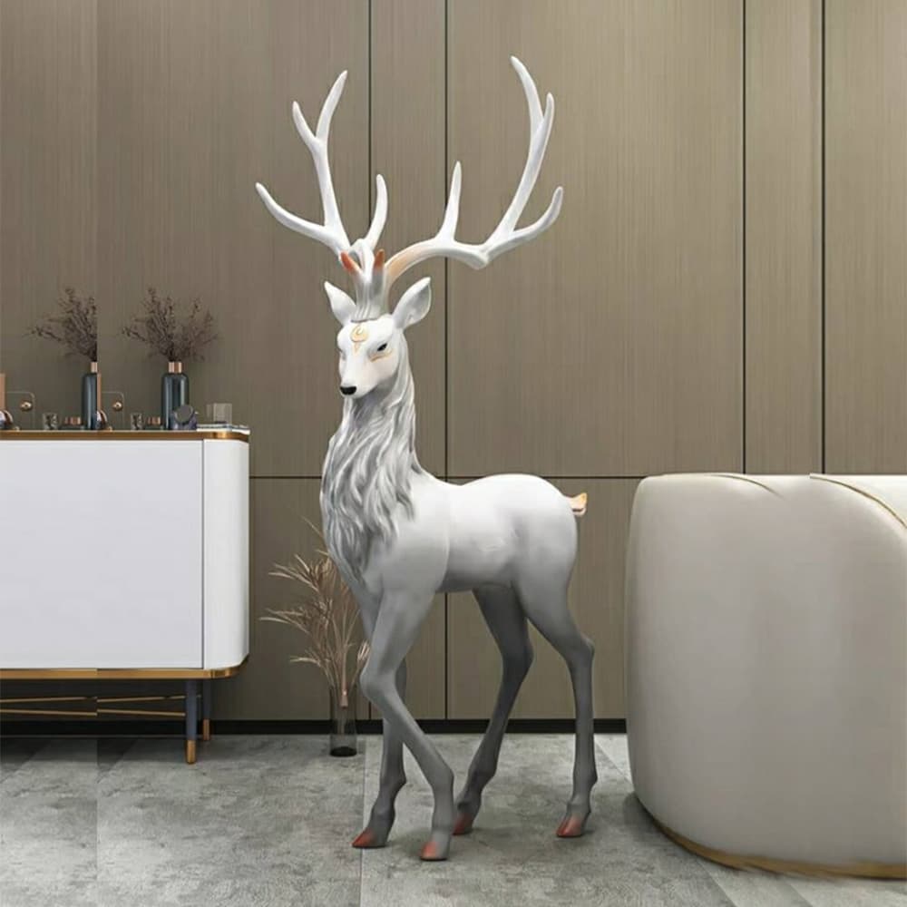 DEER STANDING GREY,Decorative